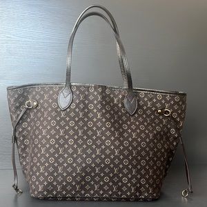 Louis Vuitton Neverfull Tote Monogram Idylle MM Brown